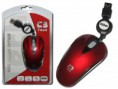 Mouse C3 Mini USB MS2207 2 RSI Vermelh